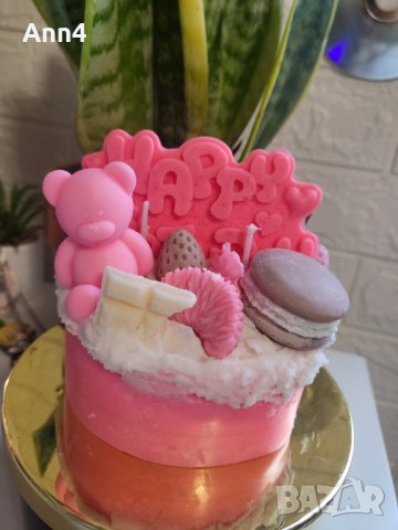 Ароматна соева свещ за рожден ден или всеки специален повод , снимка 4 - Декорация за дома - 43367758