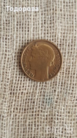 50 сентима 1937 година, снимка 2 - Антикварни и старинни предмети - 28288576