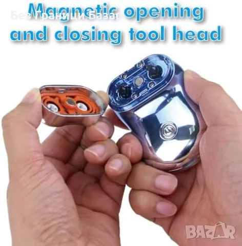 Нова Мъжка електрическа самобръсначка 3D - бързо зареждане, мощен мотор, снимка 8 - Електрически самобръсначки - 47480659