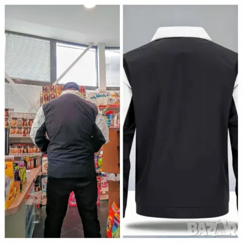 Яке Черно/Бяло, снимка 3 - Якета - 47792045