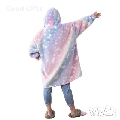Ефектно светещо одеало с ръкави за момичета и момчета, снимка 4 - Други - 38745925