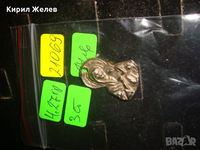 СРЕБРИСТА СТАРА ПРАВОСЛАВНА ИКОНКА 21069, снимка 10 - Антикварни и старинни предмети - 32659994