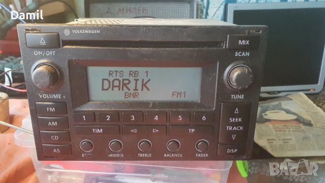 плеър,CD vw RCD200 (passat b5.5,golf 4 след 2002, шаран) , снимка 10 - Части - 44500555