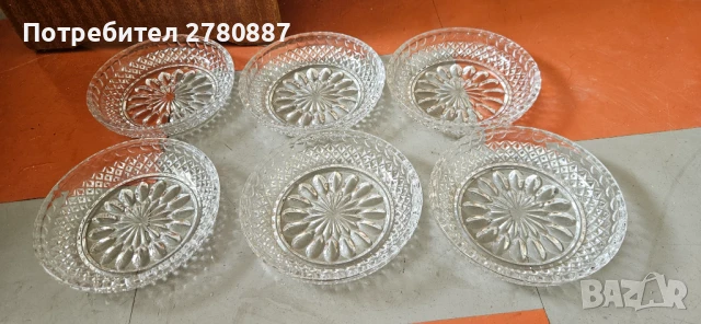 кристални стъклени купи,чинии, подноси фруктиери, бонбониери, снимка 6 - Други - 50107246