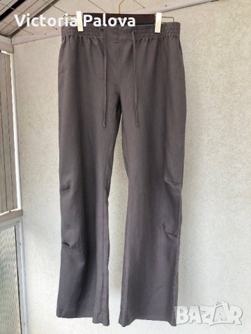 Хубав ленен панталон,интересен модел, снимка 6 - Панталони - 28821715