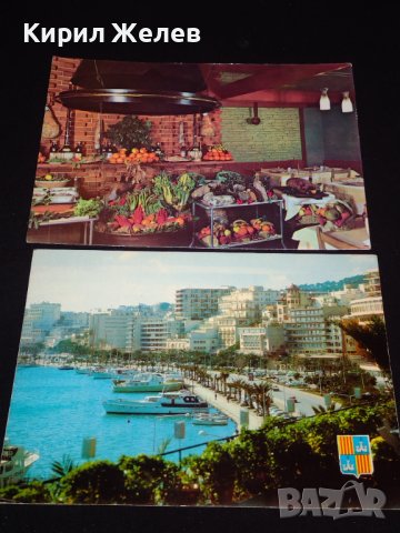 Две стари картички Палма де Майорка, ресторант пицария в Милано много красиви 41649