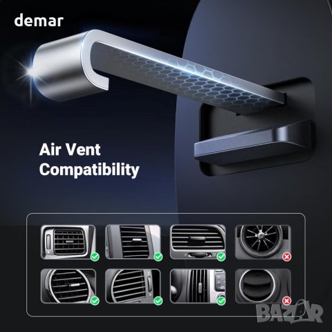 UGREEN Магнитна стойка за телефон за кола, съвместима с калъф MagSafe iPhone 12-15 Pro Max Plus Mini, снимка 6 - Аксесоари и консумативи - 43930060