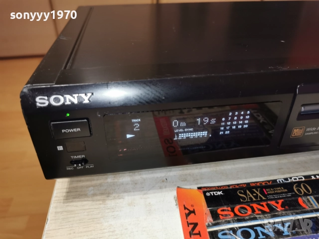 SONY MDS-JE510 MINIDISC DECK-ВНОС SWISS 2012251803, снимка 6 - Декове - 52859305