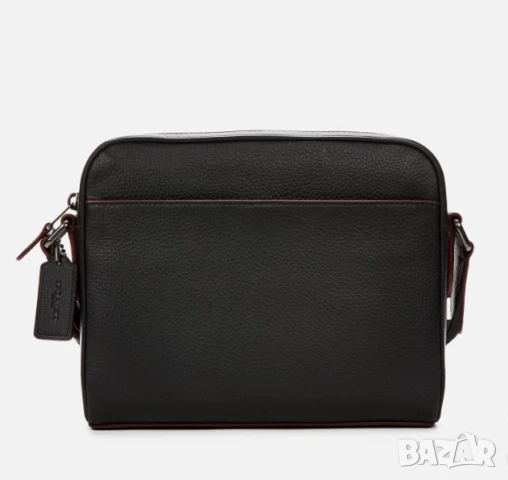 Мъжка кожена чанта Coach Metropolitan Soft - черна, снимка 4 - Чанти - 50508981