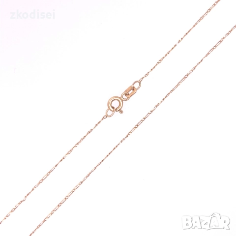 Златен синджир 0,76гр. 42,0см. 14кр. проба:585 модел:34637-5, снимка 1