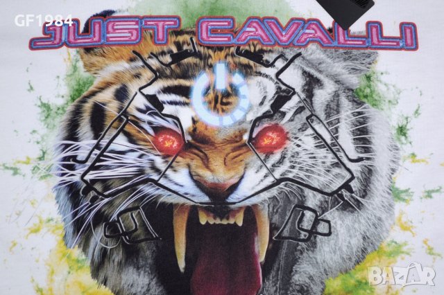 Just Cavalli - мъжка тениска, размер M, снимка 3 - Тениски - 40520606
