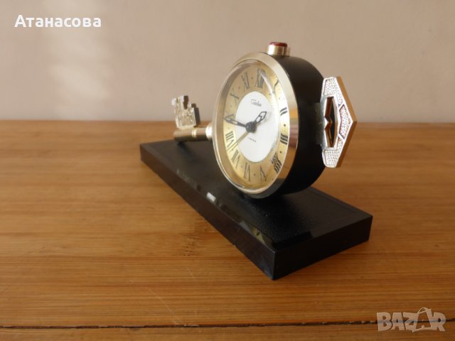 Будилник Слава "Ключът на Москва" часовник, снимка 4 - Антикварни и старинни предмети - 43158305