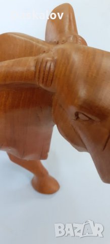 Продавам голям дървен слон, снимка 6 - Статуетки - 32626622