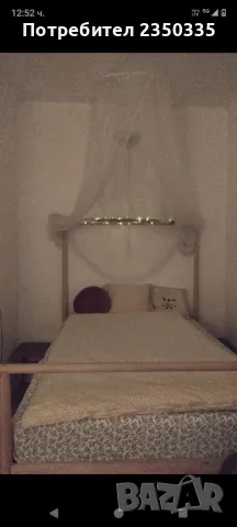 Балдахин с основа за стена, снимка 2 - Декорация за дома - 48737487