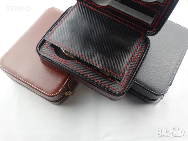 КОЖЕН КАЛЪФ за 4 ЧАСОВНИКА- КАРБОН + ПОДАРЪК, снимка 3 - Други - 48200957