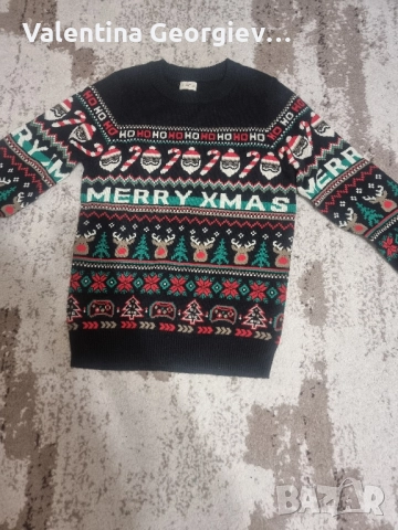 Коледен Пуловер за момче 