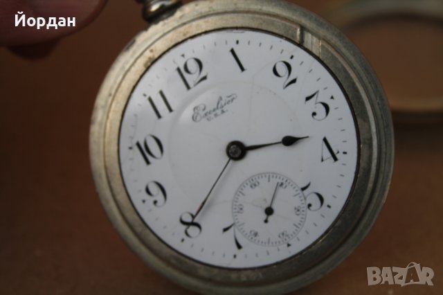 Джобен часовник ''Excelsior'', снимка 6 - Антикварни и старинни предмети - 43884962