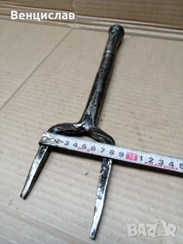 Стара Кована Наковалня За Клепане На Коси / НОМЕР 6'., снимка 7 - Антикварни и старинни предмети - 35525143