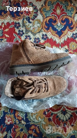 Детски боти от естествена кожа 