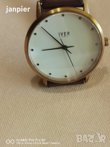 Часовник IVER . ПЕРФЕКТЕН, снимка 10 - Луксозни - 37967646