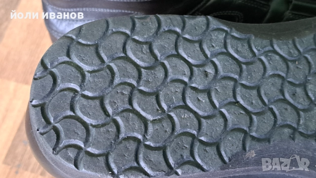 Кожени високи обувки с три велкро лепенки за широк крак,нови 48 номер, снимка 6 - Маратонки - 52243891