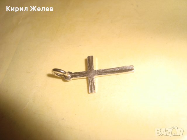 ПОСРЕБРЕНО СТИЛНО ОРНАМЕНТИРАНО СТАРО СТОМАНЕНО КРЪСТЧЕ МНОГО КРАСИВО и НЕЖНО 25110, снимка 6 - Колиета, медальони, синджири - 34635534