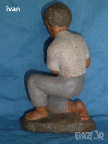 глинена фигура , снимка 6 - Антикварни и старинни предмети - 27020978