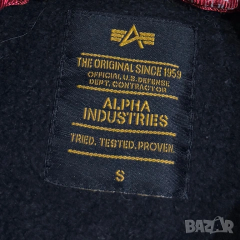 Мъжка блуза Alpha Industries | S размер, снимка 5 - Блузи - 53470963