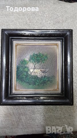 Миниатюрна картина., снимка 2 - Антикварни и старинни предмети - 27367786