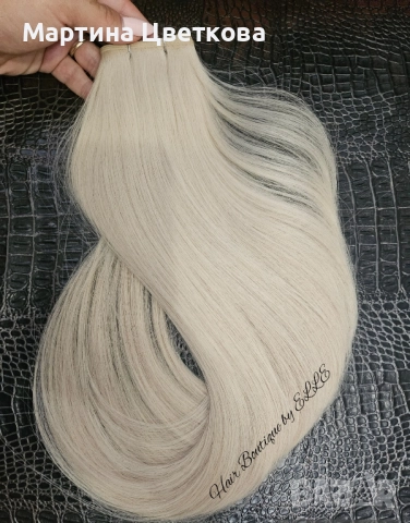 100% Естествена славянска коса + ПОДАРЪК, снимка 5 - Аксесоари за коса - 52536156