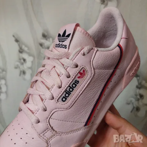 кецове/ маратонки Adidas Continental 80 Clear Pink Scarlet  номер 42-42 2/3, снимка 14 - Маратонки - 39213643