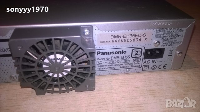 PANASONIC DMR-EH65 HDD/DVD/HDMI RECORDER, снимка 16 - Плейъри, домашно кино, прожектори - 27647479