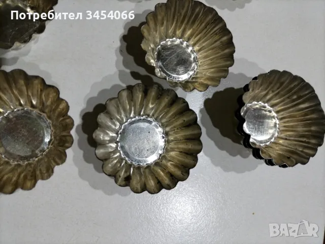 Стари формички за сладки - 15бр., снимка 4 - Форми - 46535019