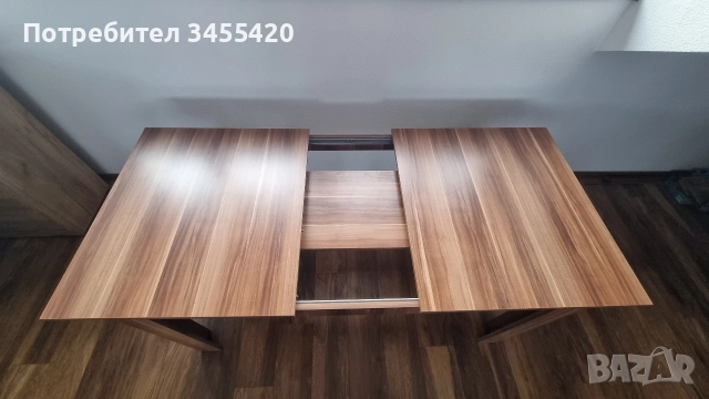 трапезна маса ( разтегаема)+6 стола , снимка 8 - Маси - 52923193