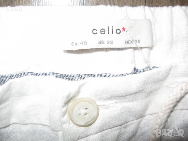 Ленен панталон CELIO  мъжки,Л, снимка 1 - Панталони - 37564487