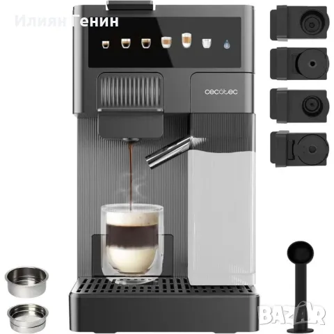 Кафемашина за капсули и мляно кафе Cecotec 