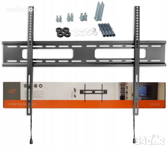 Здрава Регулируема стойка за Телевизор , ТВ поставка, Slim дизайн, от 42'' до 100'' , 80кг, снимка 1