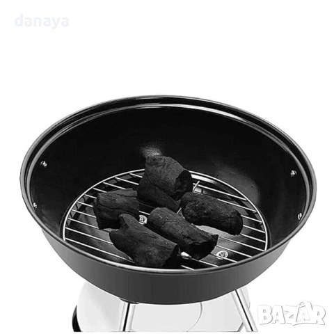 5651 Метално барбекю на дървени въглища, снимка 7 - Аксесоари за кухня - 53491561