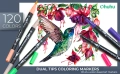 Ohuhu Maui Series маркери с два писеца тип четка и тънък писец, Ohuhu 120 цвята, снимка 11