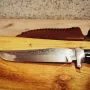Масивен ловен нож ръчна изработка На П.Неделев!, снимка 15