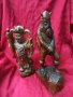 2 Дървени фигури на воини, снимка 1 - Антикварни и старинни предмети - 43988783