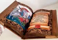 Книга с икона Св. Мина и пожелание Честит празник, снимка 3