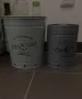 Ретро комплект за съхранение на картофи, чесън и лук, снимка 11