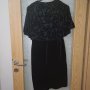 Черна рокля от плюш , снимка 4