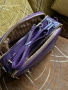 Лилава лачена дамска чанта , снимка 6