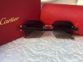 Cartier 2022 прозрачни дамски слънчеви очила Осмоъгълник с камъни, снимка 6