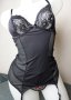 Petite Fleur 75В/C луксозен черен корсет с пришити/вградени жартиери, снимка 6