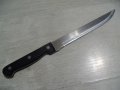 № 7240 стар нож   - домакински   - inox , rostfrei  - дължина 32 см , острие 19,5 см , дебелина 2 мм, снимка 3