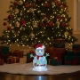 LED светещ снежен човек Merry Christmas, снимка 4