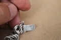 Сребърна гривна , снимка 8